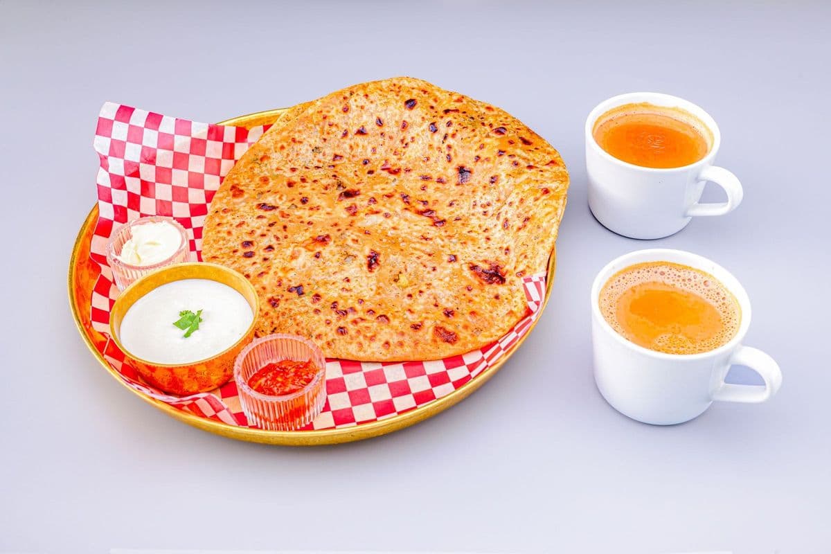 Aloo Paratha & Chai Combo