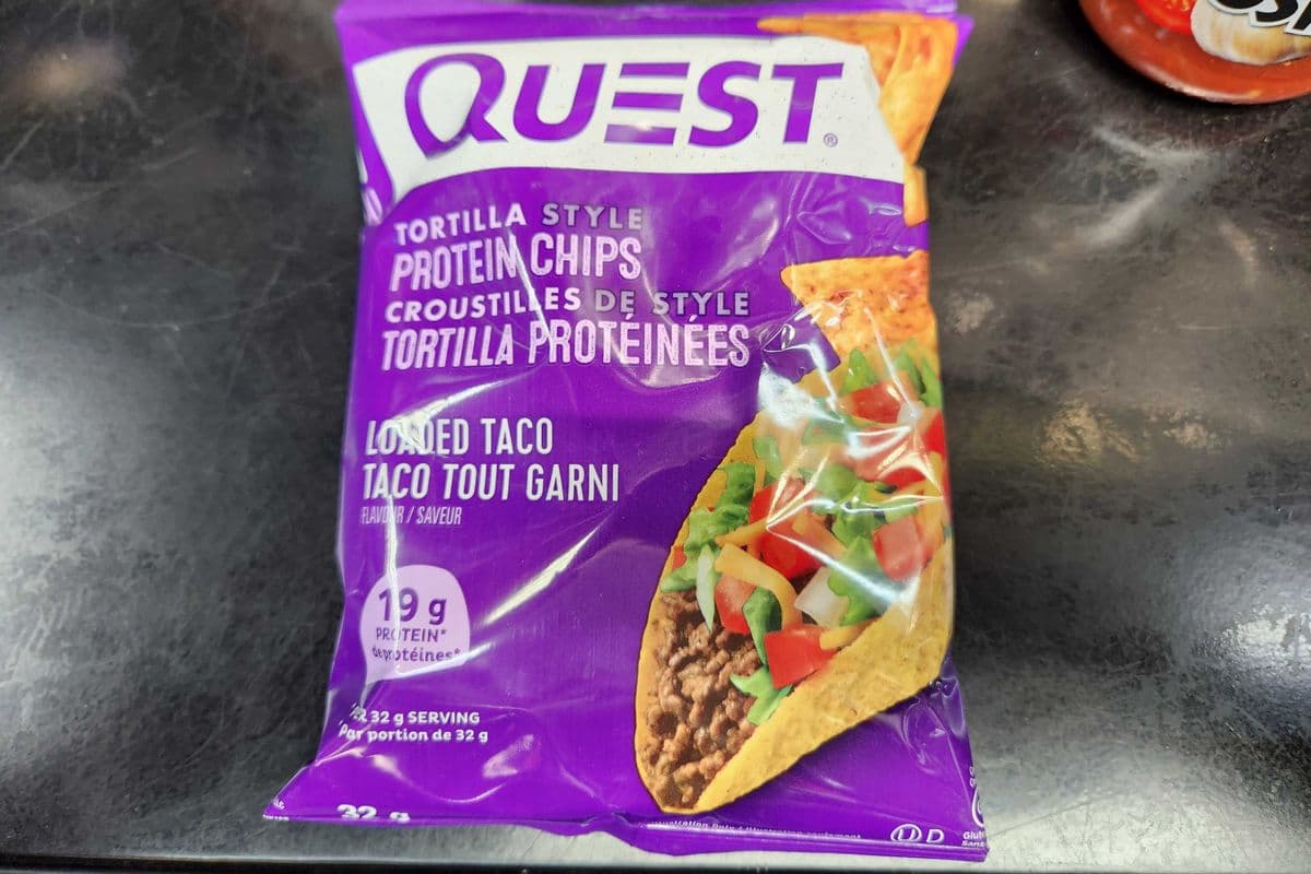 Quest protein chips Taco 32 g - Chips protéinées Quest Taco 32 g