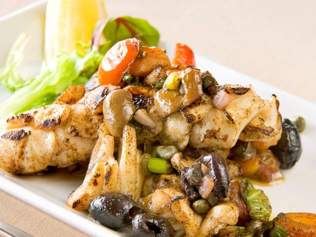 Grilled Calamari Appetizer