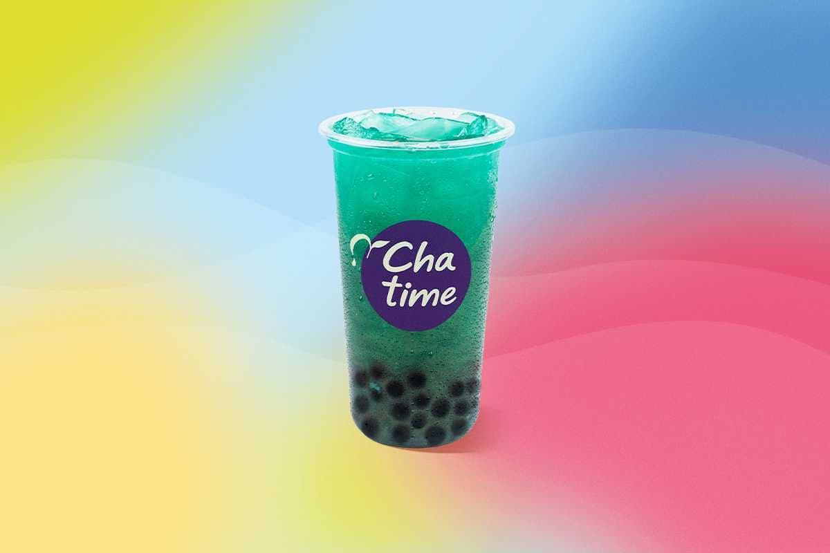 Blue Curacao Lychee Shimmer Boba