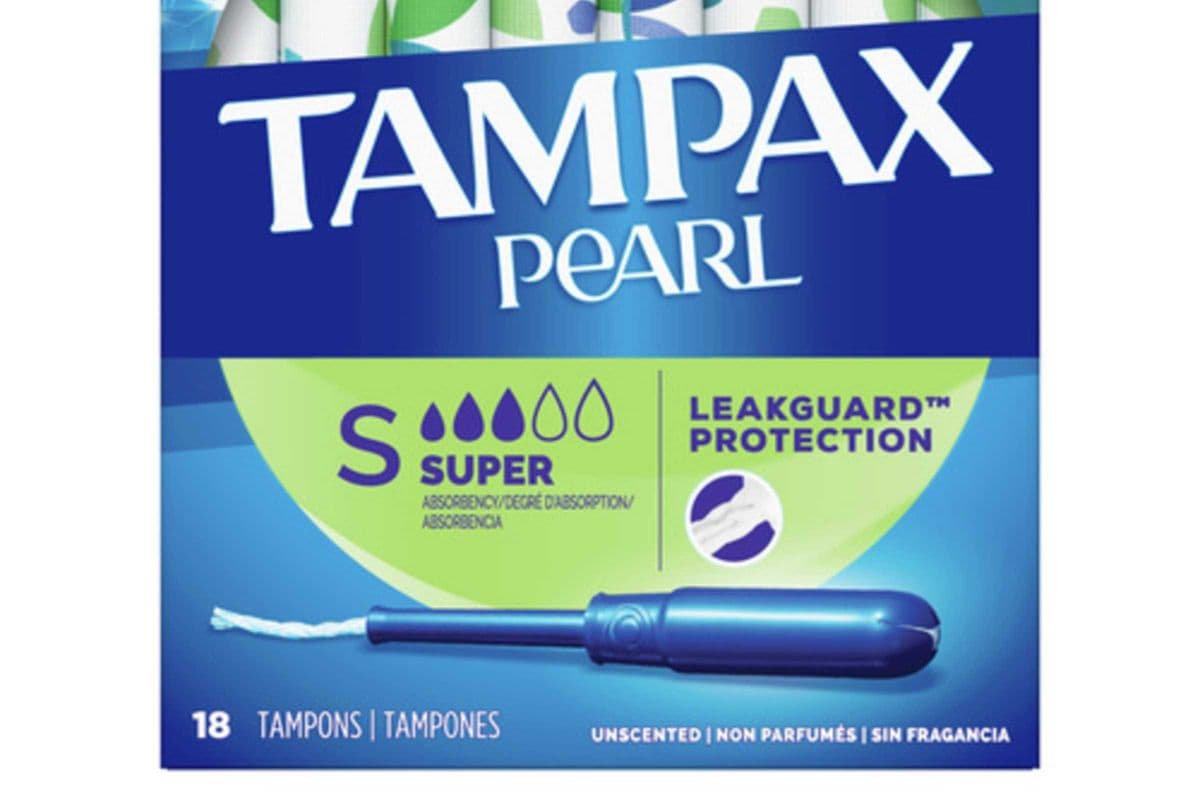 tampax pearls super 18 tampons