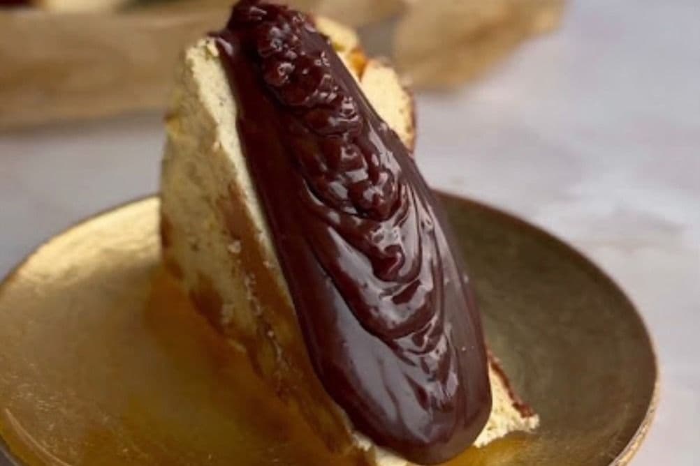 Pistachio Cake Slice