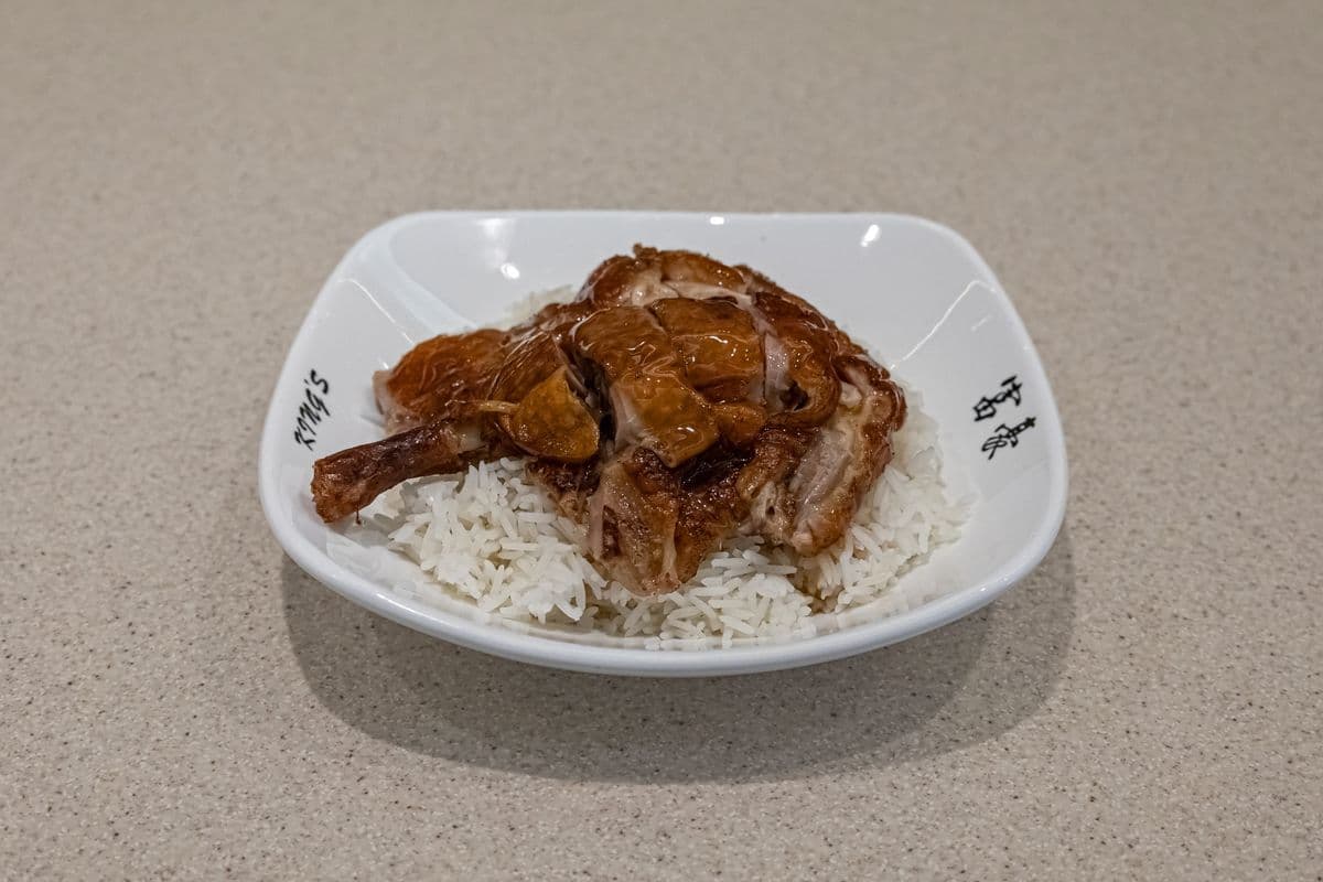 114. Rice with BBQ Duck 燒鴨飯