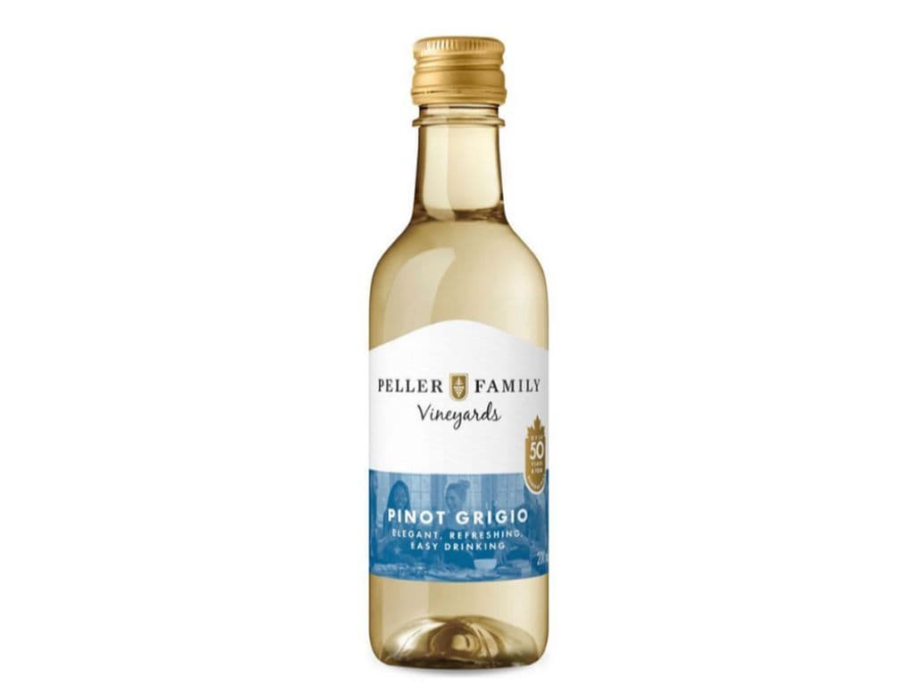 Peller Estates Pinot Grigio, Individual 200mL bottle  white wine (12.0% ABV)