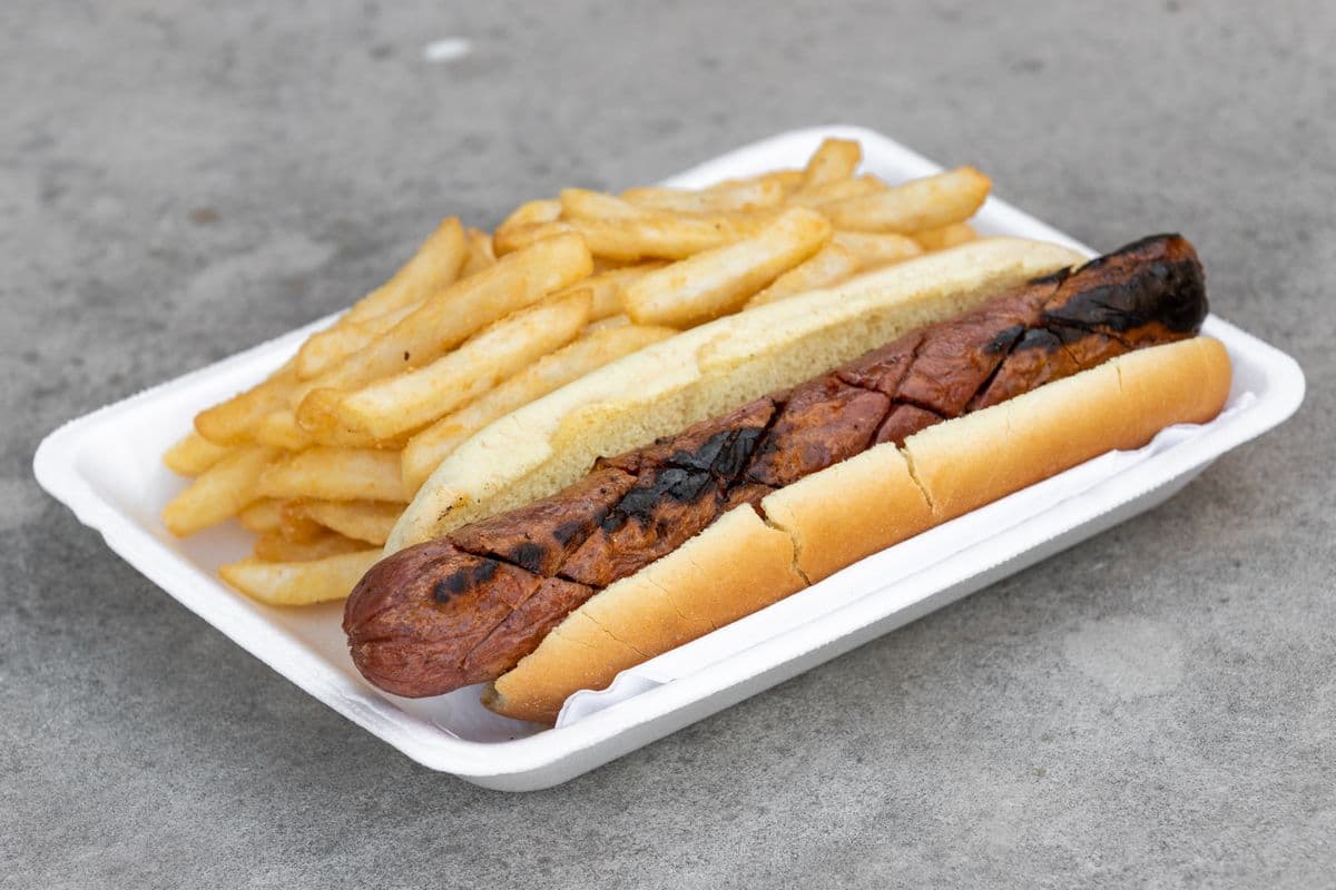 Mild Polish Sausage with Fries