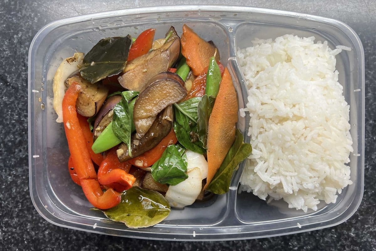 Phad Makua Yao (A.K.A Eggplant & Tofu) (Vegan) [REFRIGERATED, COLD]