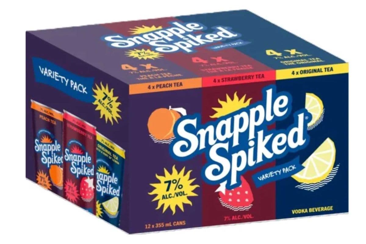 SNAPPLE SPIKED 7% VARIETY (PACK) (12 x 355ML CAN)