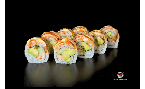 190Q. Torch salmon sushi Roll (8Pcs）