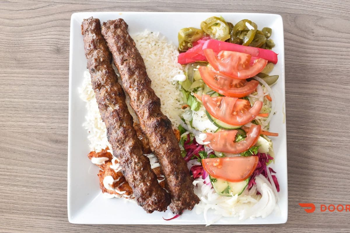 Beef Kebab Plate