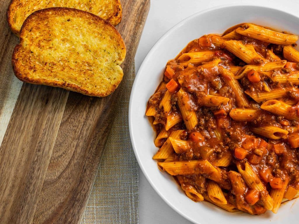 Penne Bolognaise / Penne with Bolognaise Sauce