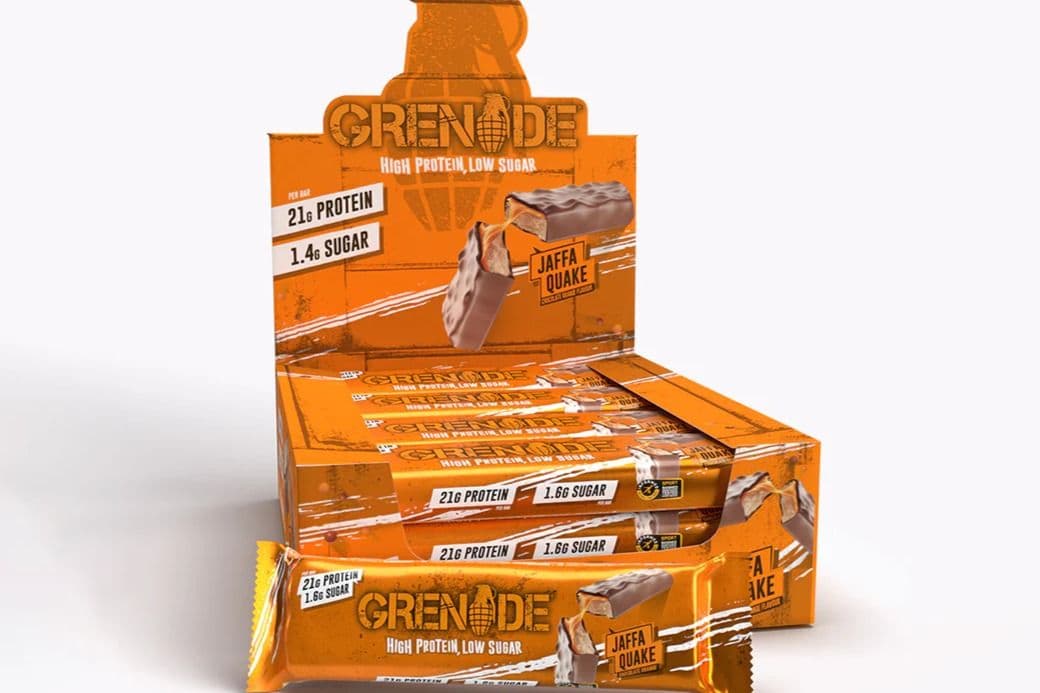 Grenade Jaffa Quake Chocolate Orange Protein Bar (60 g)