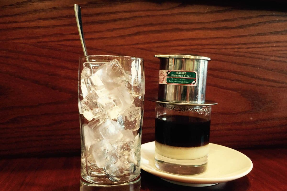 47. Vietnamese Black Coffee with Condensed Milk in Ice