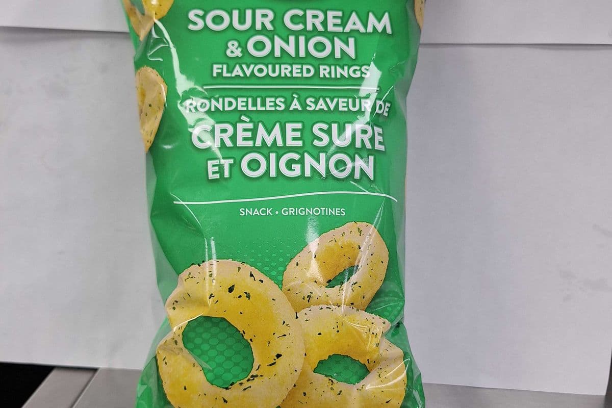 Great Value Sour Cream and Onion Rings Chips ( 150 gm) - $ 4.95