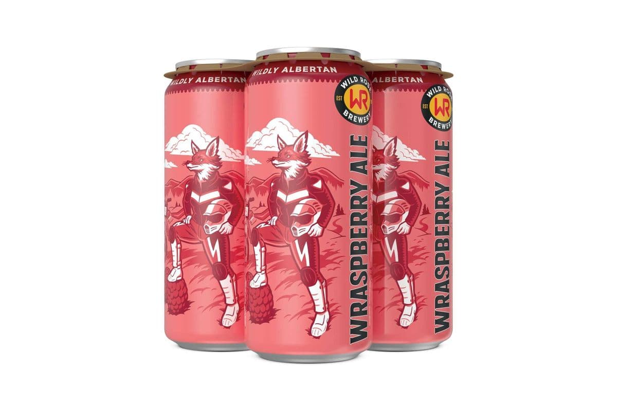 Wild Rose Wraspberry Ale 473ml 4pk Can