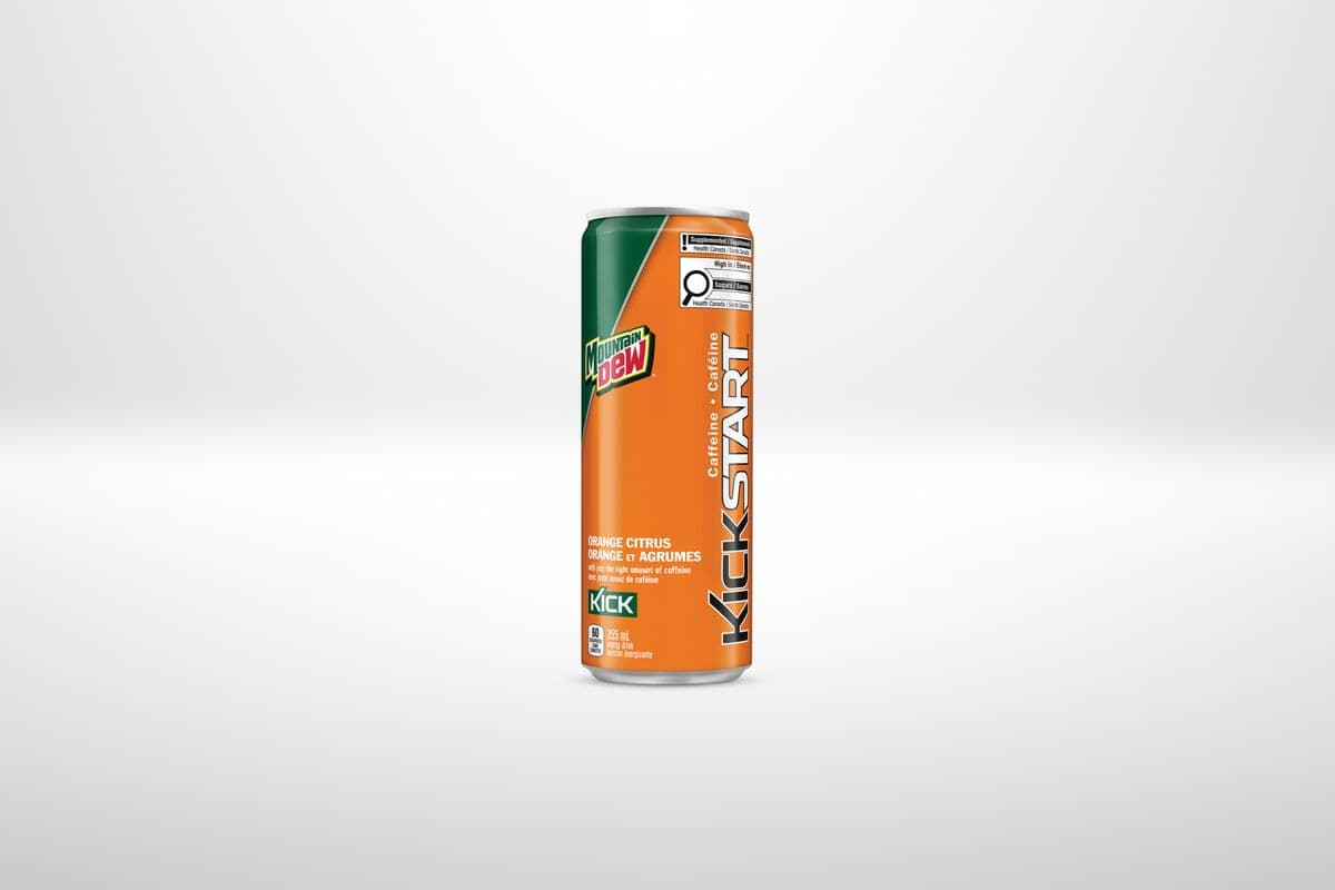 Mountain Dew Kickstart Orange Sleek (355 ml)