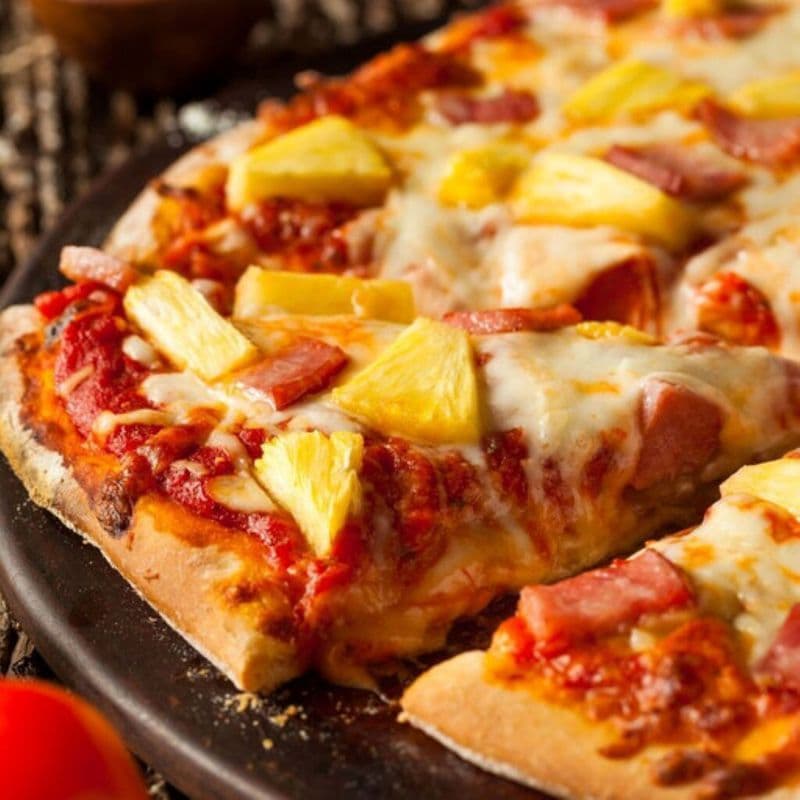14" Pizza hawaïenne / 14" Hawaiian Pizza