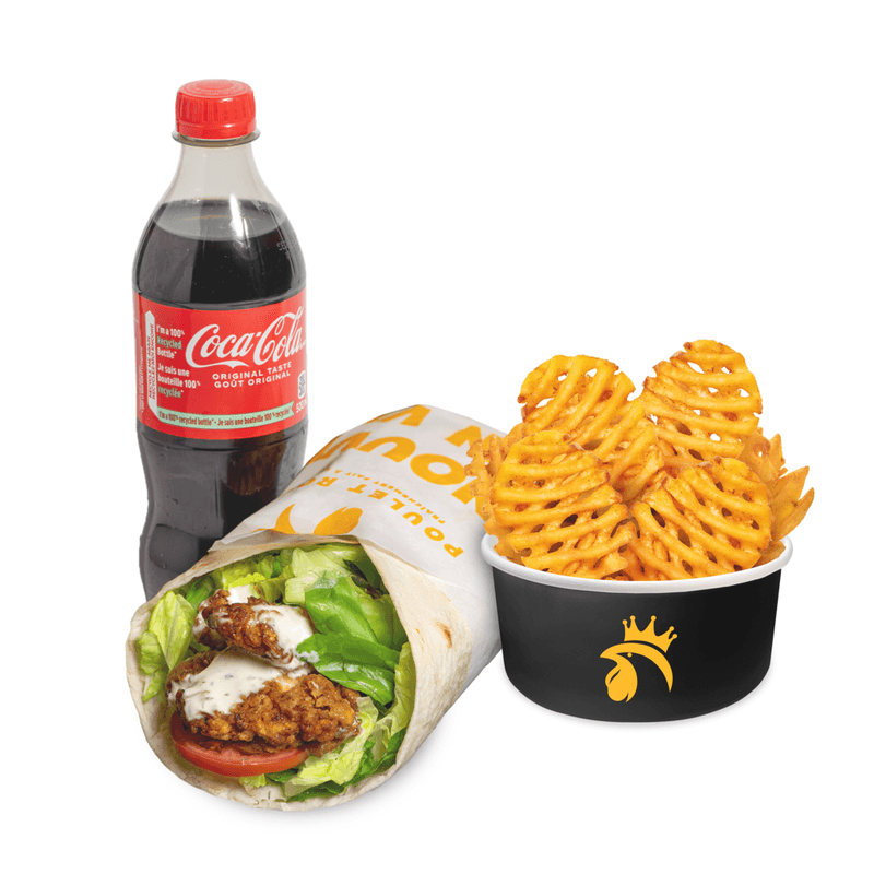 Trio Wrap Poulet Croustillant / Crispy Chicken Wrap
