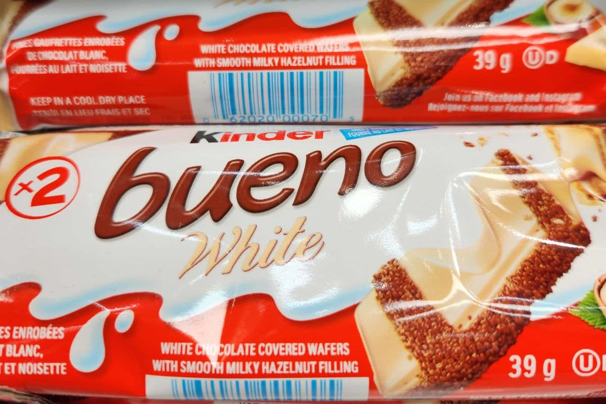 Kinder bueno white 39 g - Kinder bueno blanc 39 g