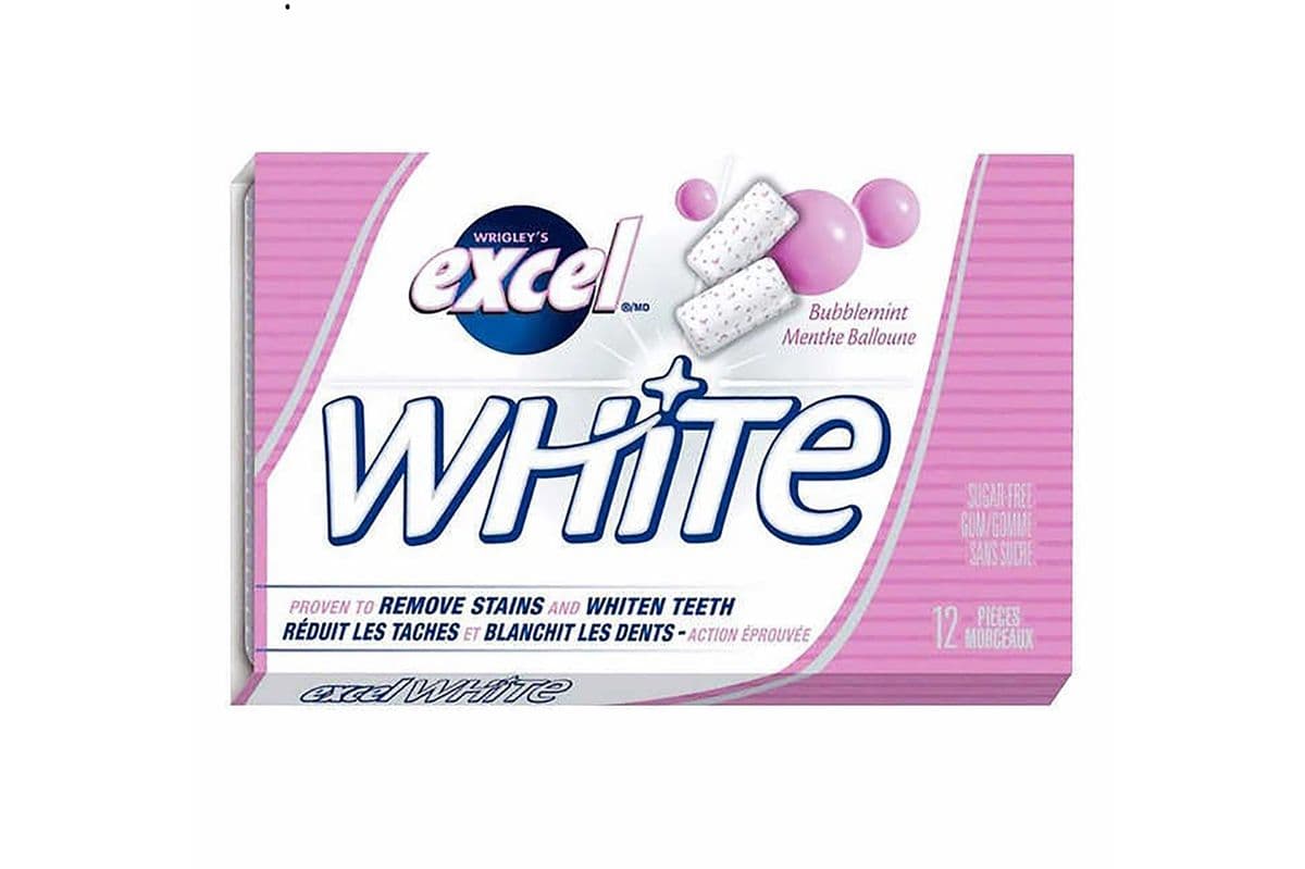 EXCEL White Bubblemint (12 Pack)