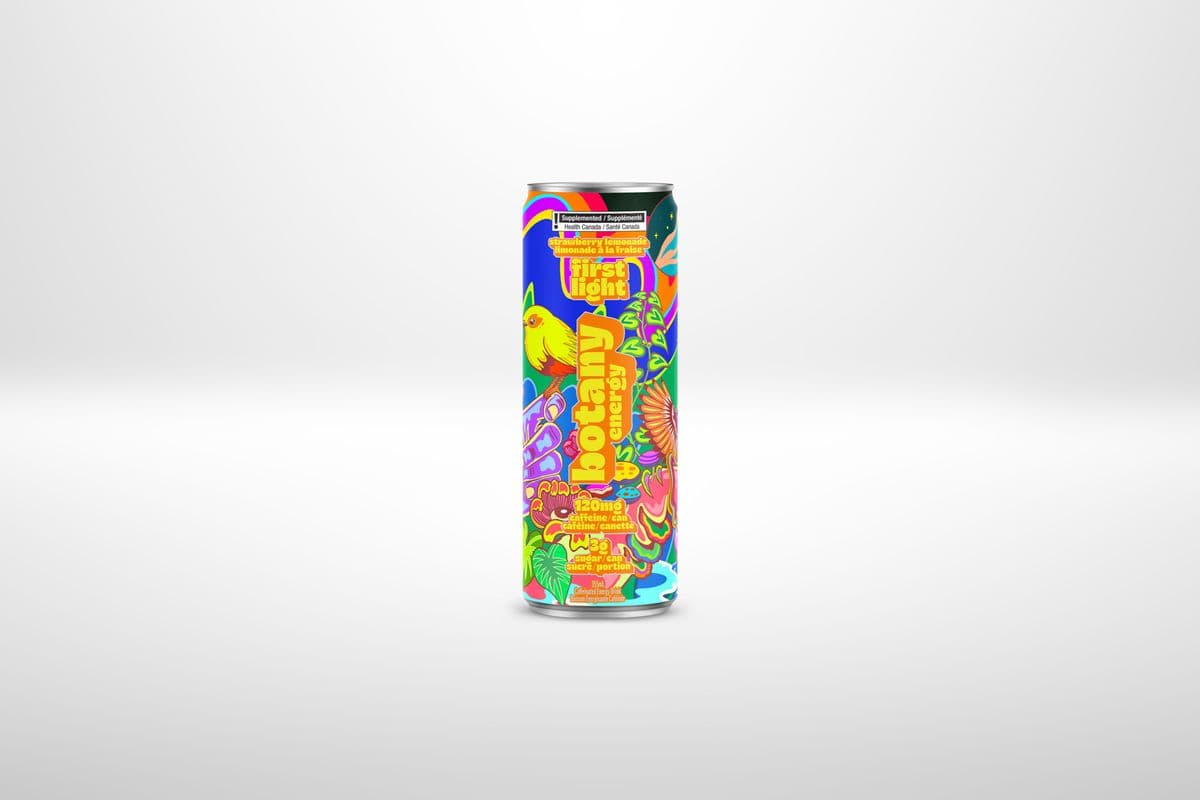 Botany Energy First Light Strawberry Lemonade (355 ml)