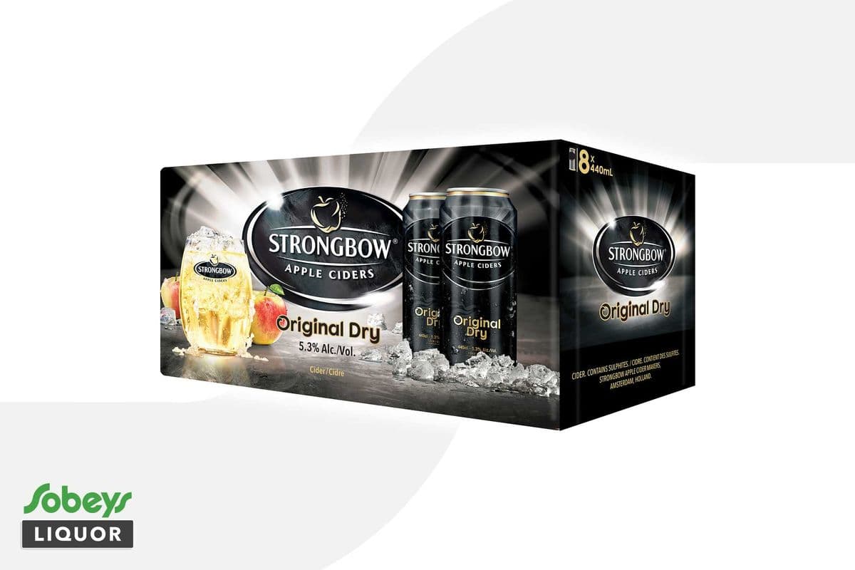 Strongbow Original Dry Cider (8 x 440 ml)