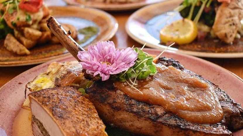 Apricot Glazed Pork Chop