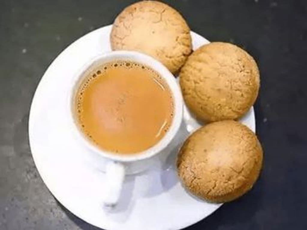 Irani Chai with Osmaia Biscuits
