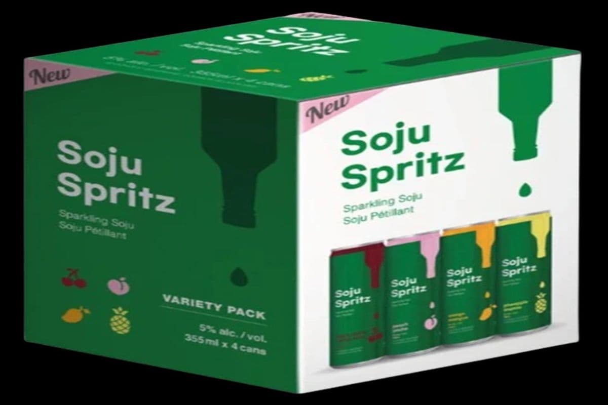 Soju Spritz Variety Mixer Can (4 x 355ML)