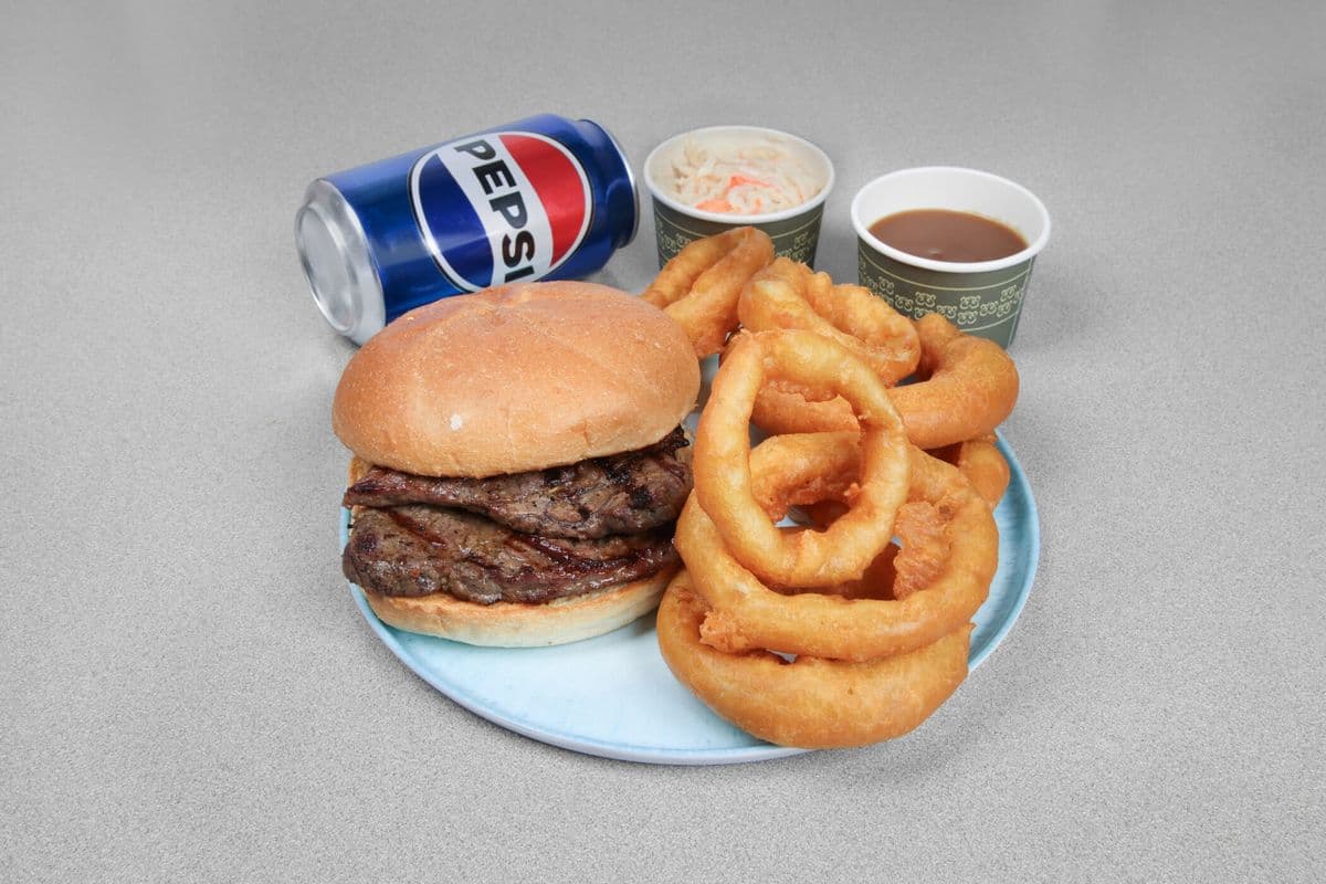 Steak on Kaiser Combo