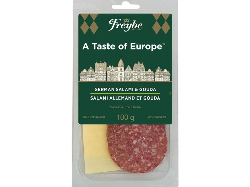FREYBE GERMAN SALAMI & GOUDA CHEESE 100G