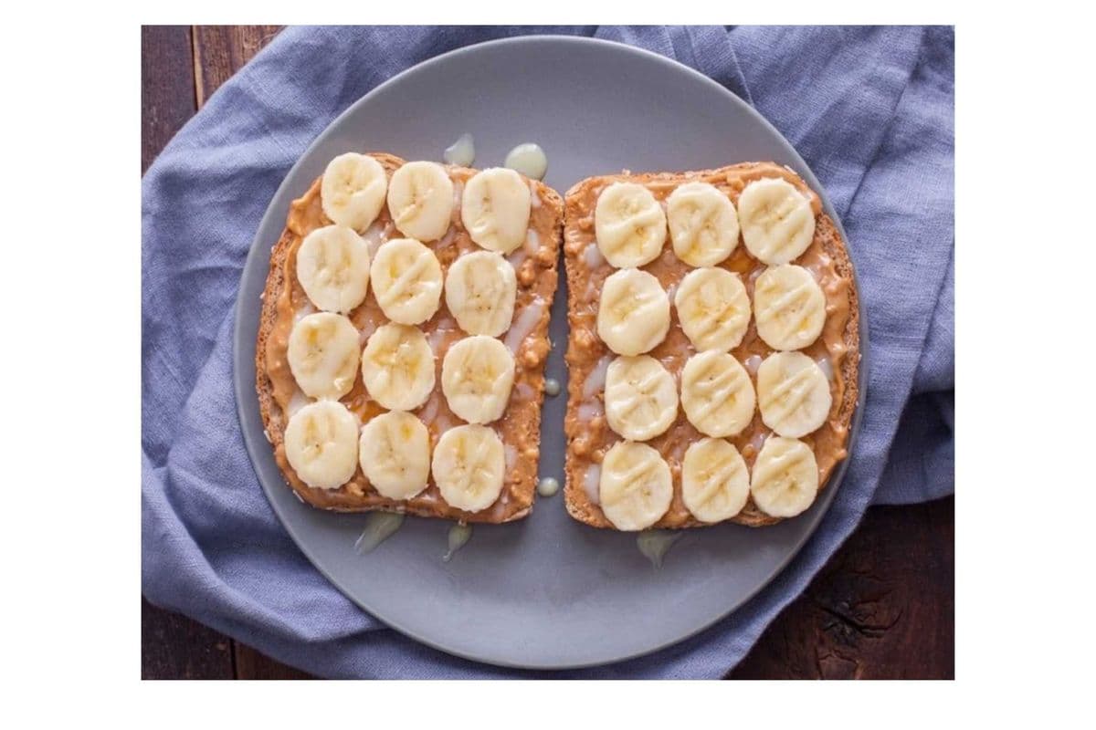 Peanut Banana Toast