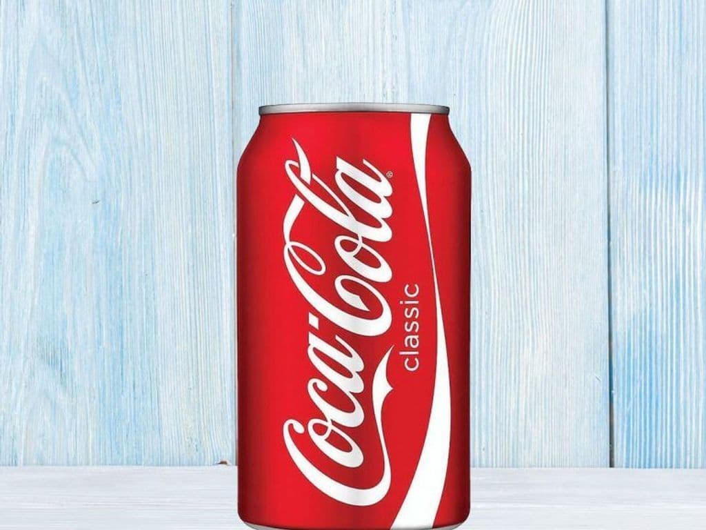 Pop, 355ml can Coke