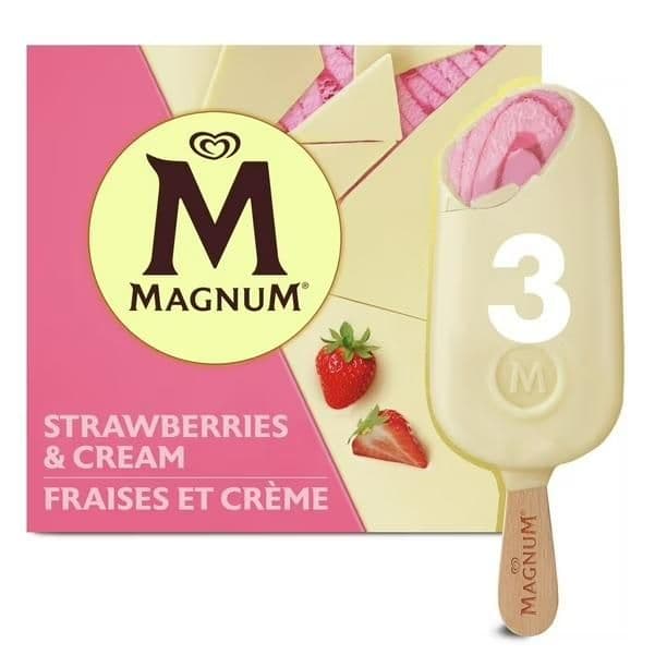 Magnum Strawberries & Cream ( 3-Pack )