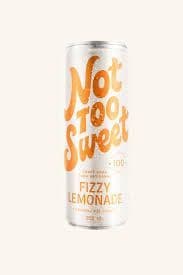 Not Too Sweet Fizzy Lemonade