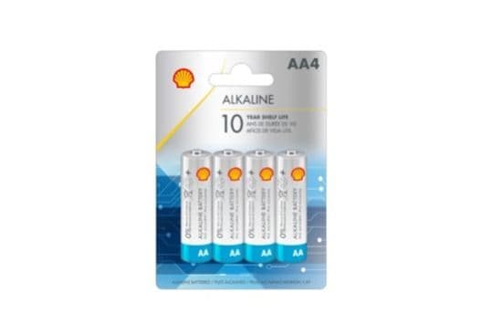 Four Pack Alkaline AA Batteries 1004592