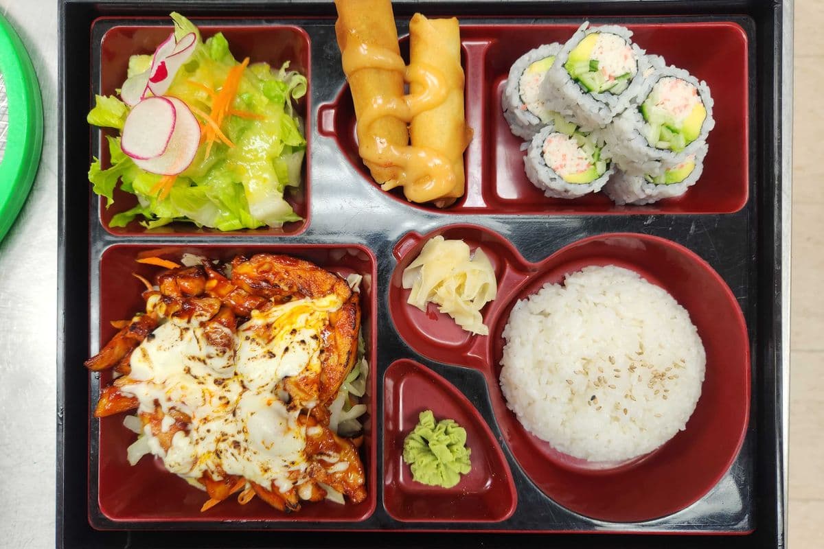 Cheese Spicy Chicken Bento