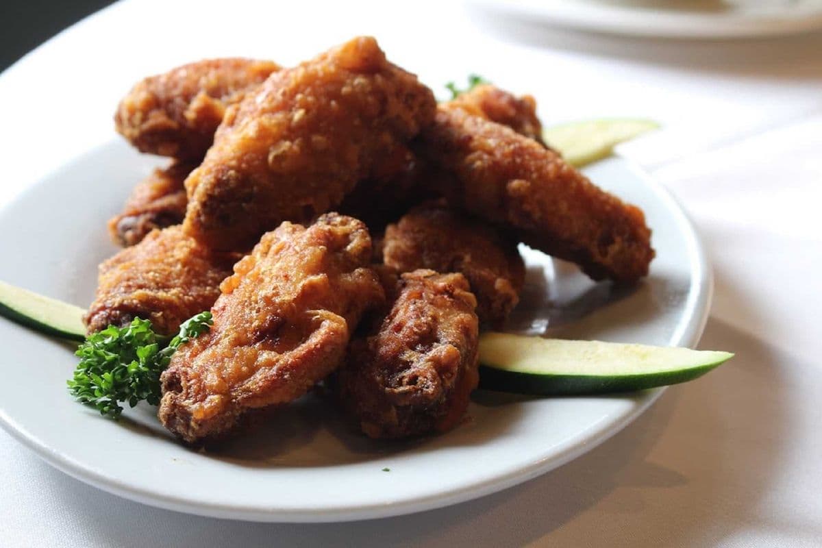 Deep-Fried Chicken Wings