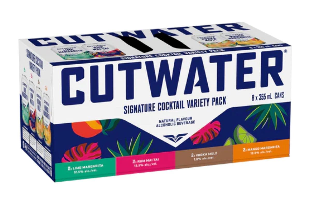 Cutwater Signature Cocktail Variety Pack (8 x 355mL Cans)