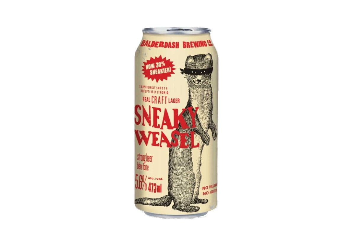 Sneaky Weasel Lager (1 x 473 ml Can)
