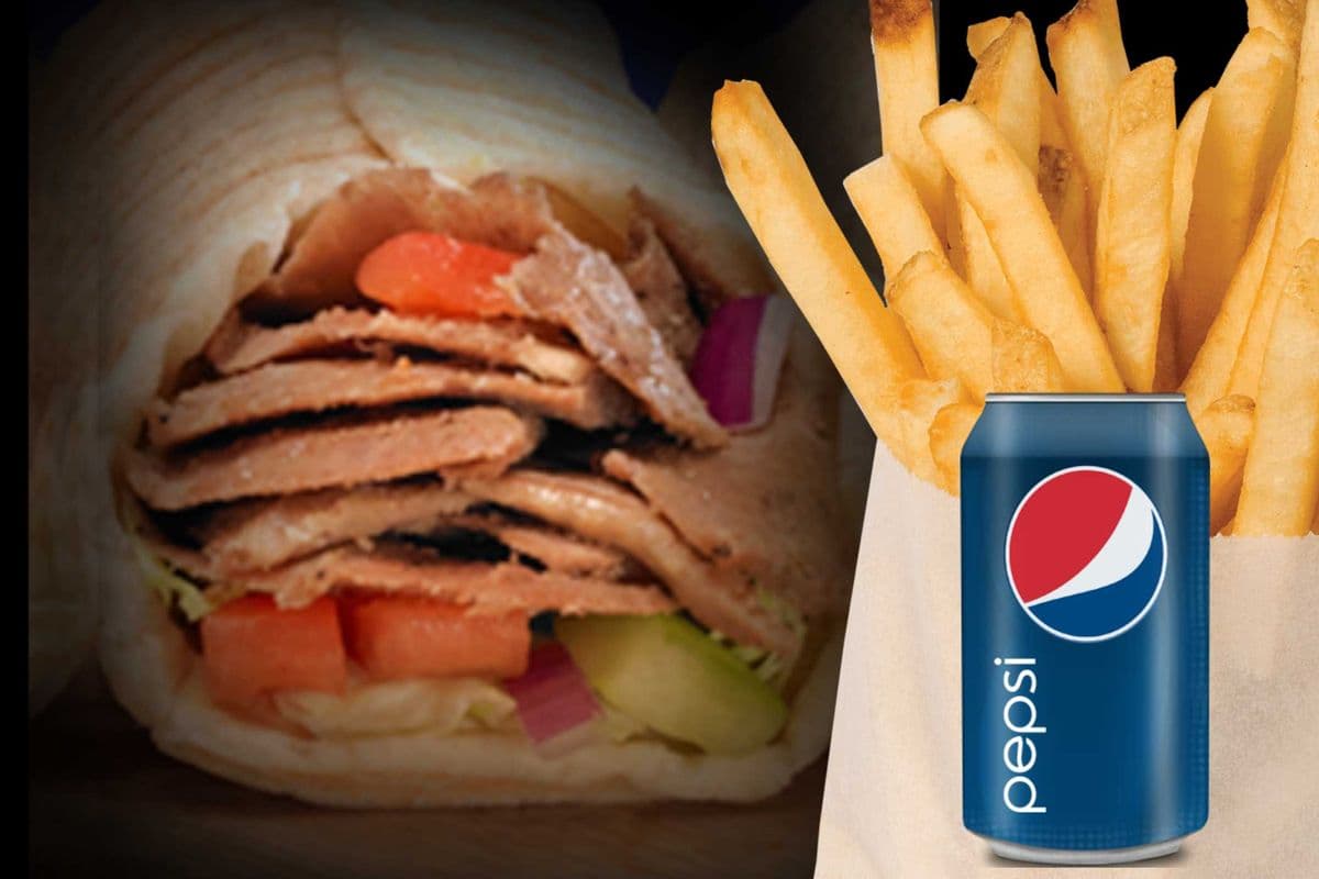 Donair Pita Wrap - Halifax Style Combo