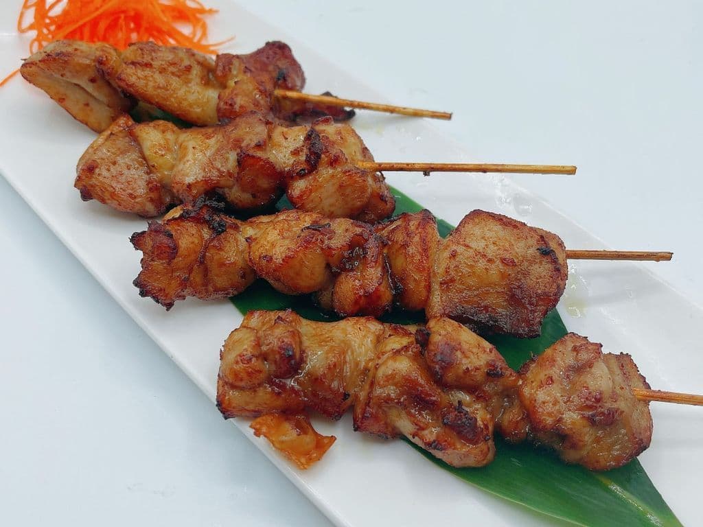 Satay Chicken on Skewers(3pcs)