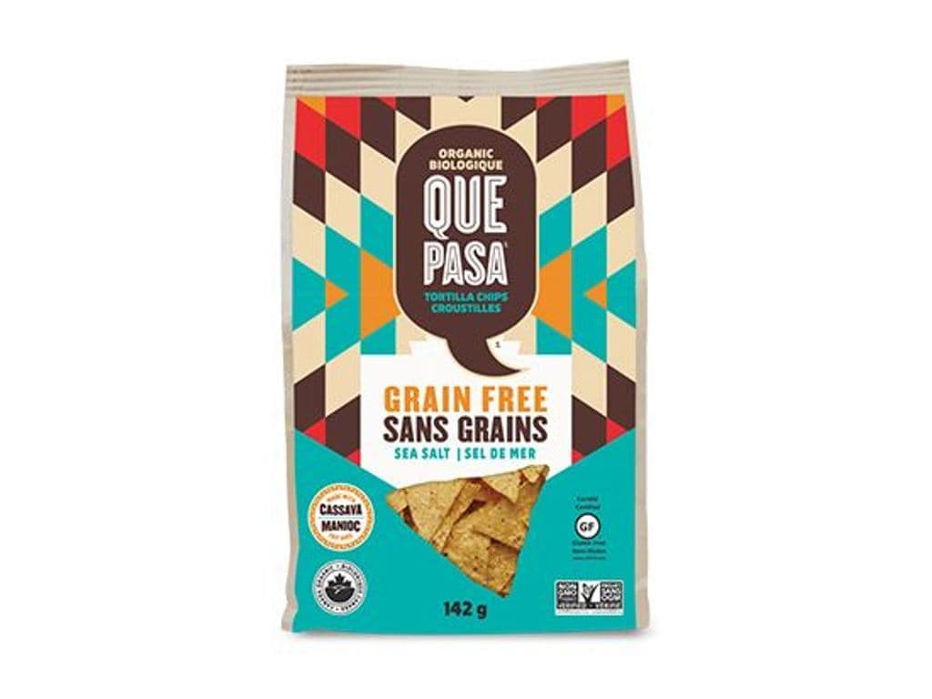 QUE PASA GRAIN FREE TORTILLA CHIPS SEA SALT 142G