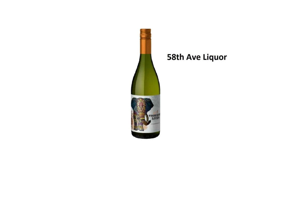 A THOUSAND LIVES CHARDONNAY 750ML (1 x 750ML)
