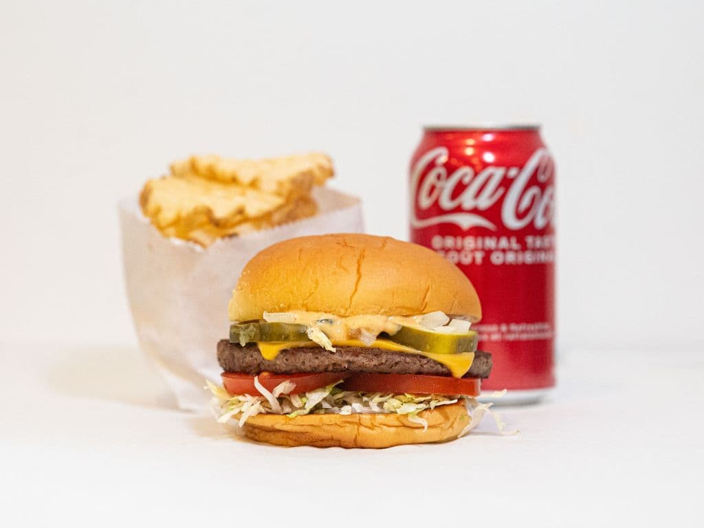 Combo Impossible Veggie Cheeseburger