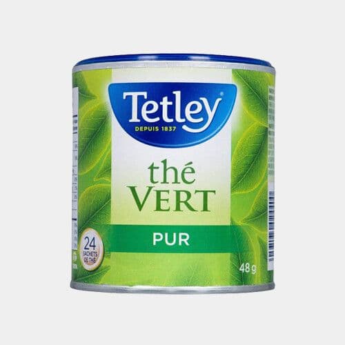 Tetley Thé vert pur (24 sacs, 48g) / Tetley Pure Green Tea (24 bags, 48g)