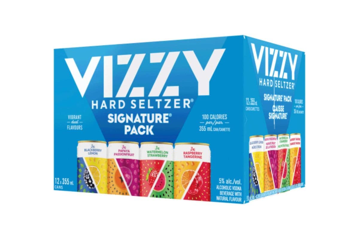 Vizzy Seltzer Variety Pack (Signature) (12 x 355 ml)