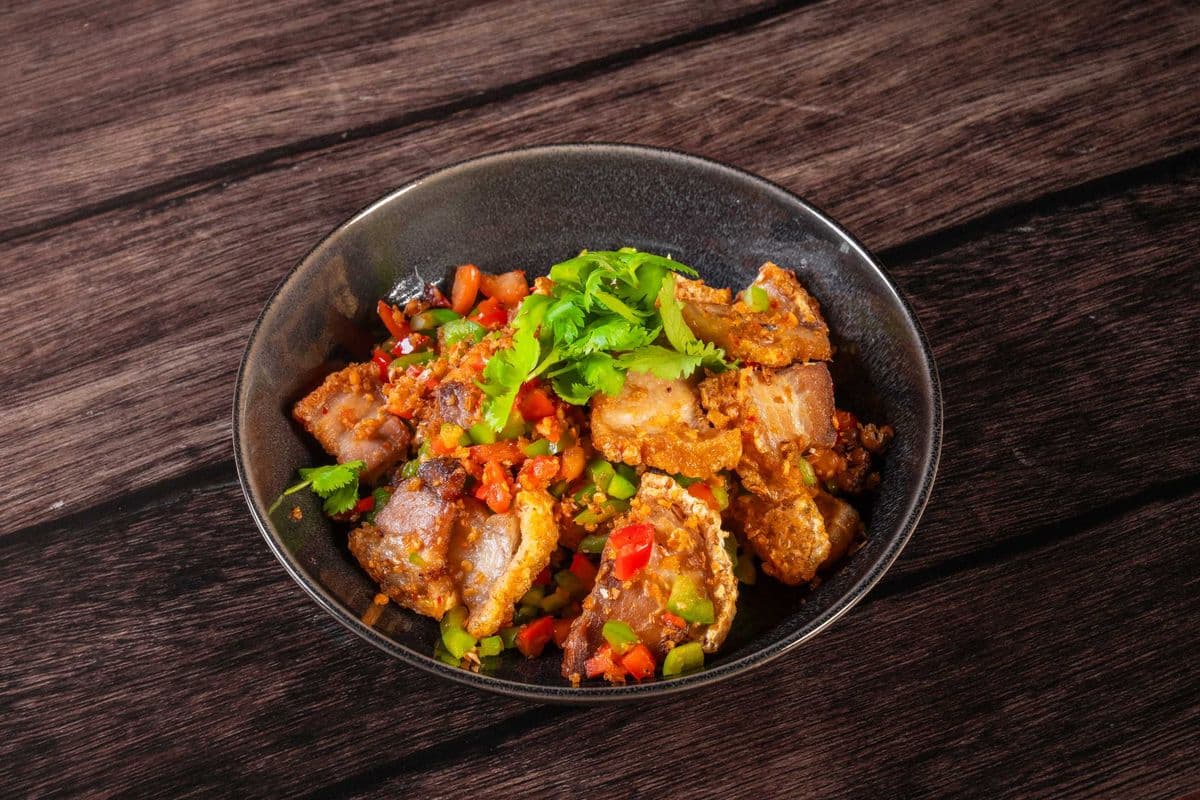 Chili Salt Crispy Pork Belly