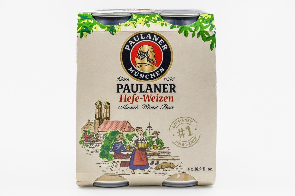 Paulaner Munich Wheat Beer (4 x 500 ml Cans)