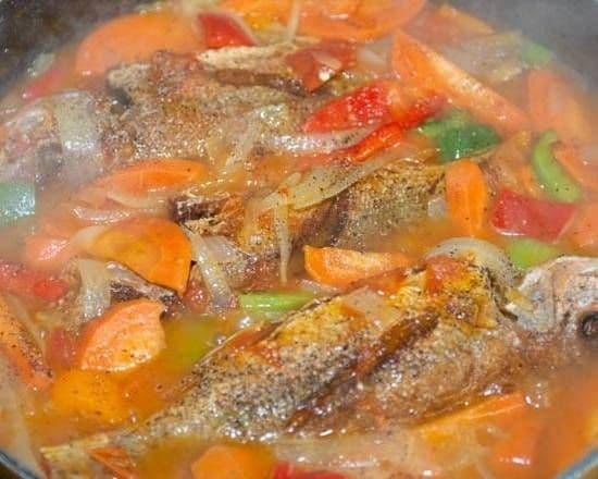 Brown Stew Fish