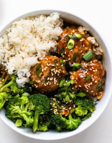 Bayside Meatball Explosion RIce Bowl